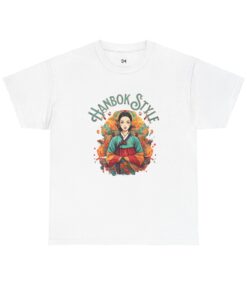 Hanbok Style Unisex Heavy Cotton Tee