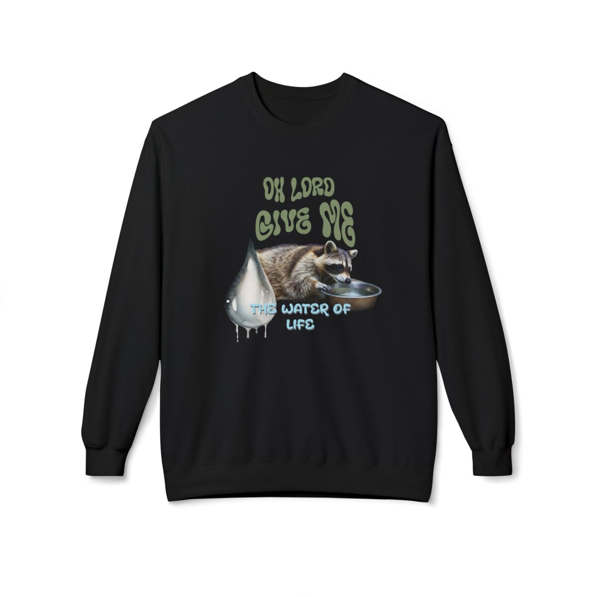 The water of life Unisex Midweight Softstyle Fleece Crewneck Sweatshirt - Image 5