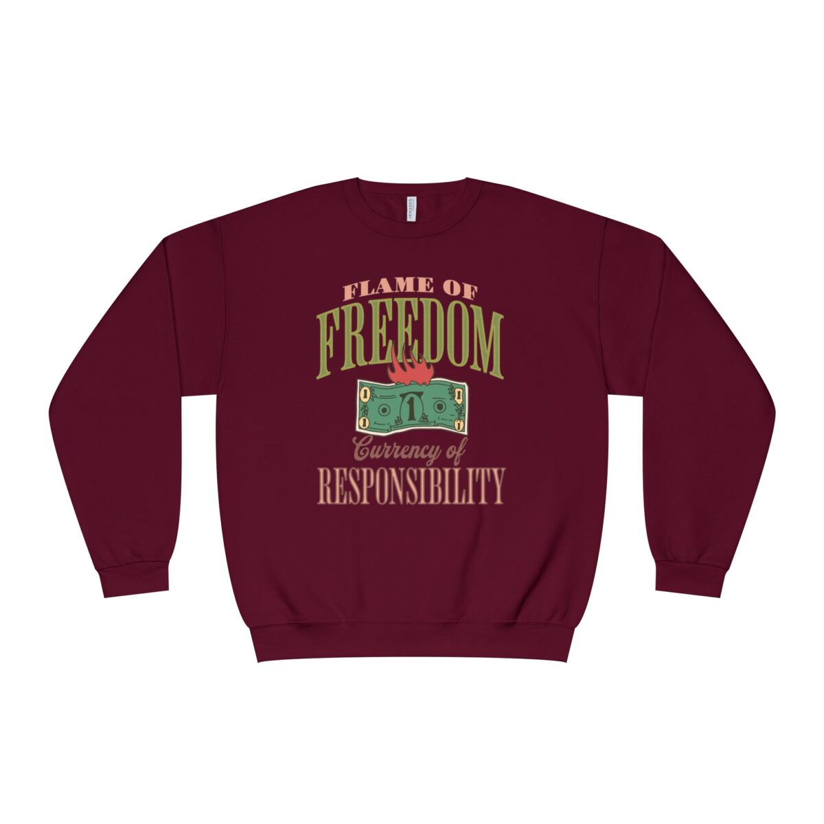 Currency of freedom Unisex NuBlend® Crewneck Sweatshirt - Image 45