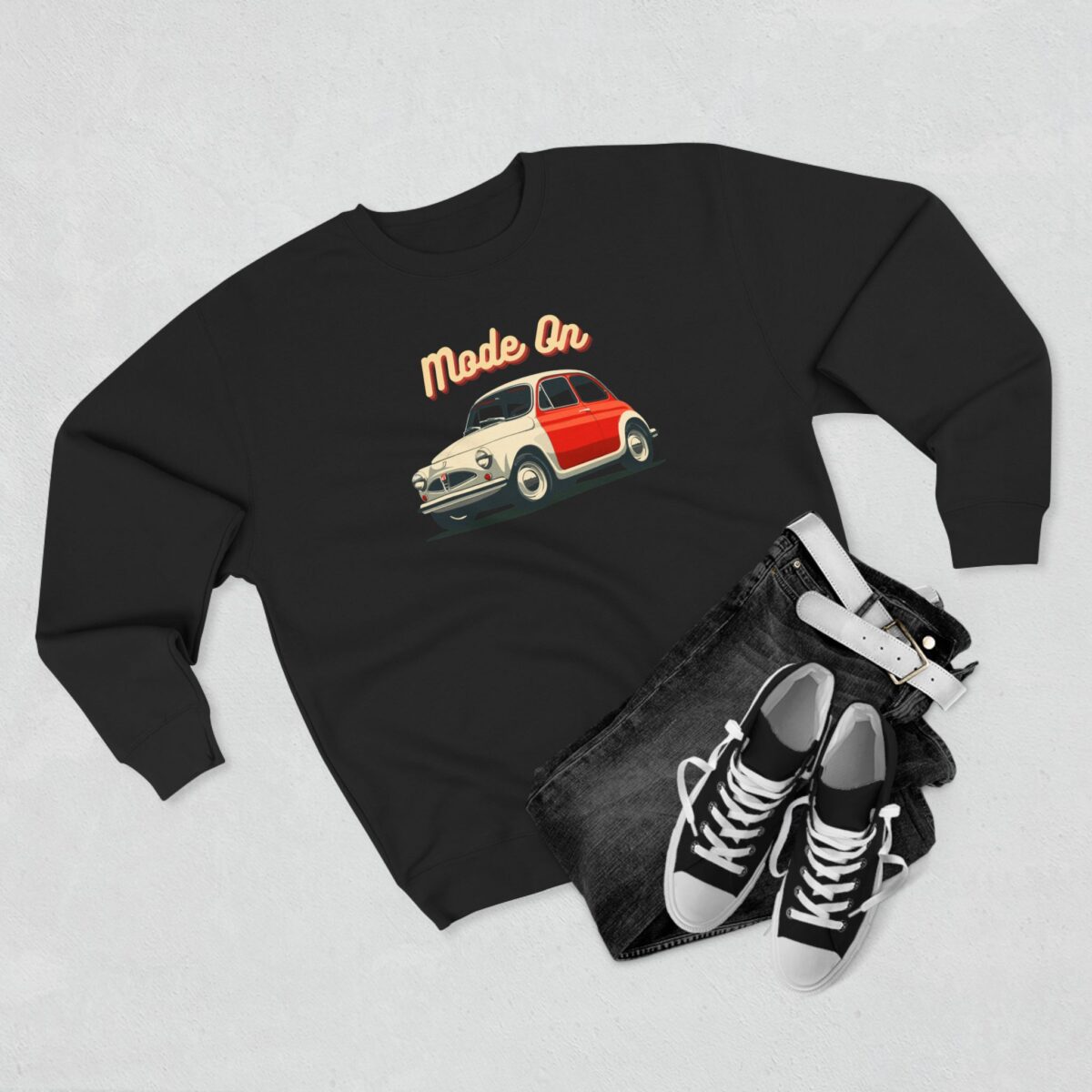 Mode on Unisex Crewneck Sweatshirt - Image 11