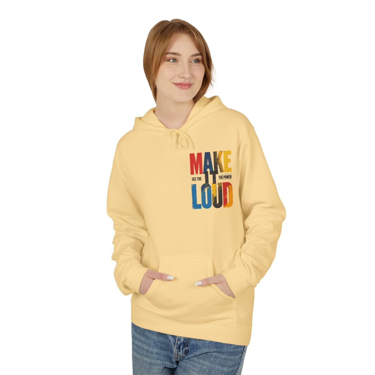 Make it Loud Unisex Midweight Softstyle Fleece Hoodie - Image 15