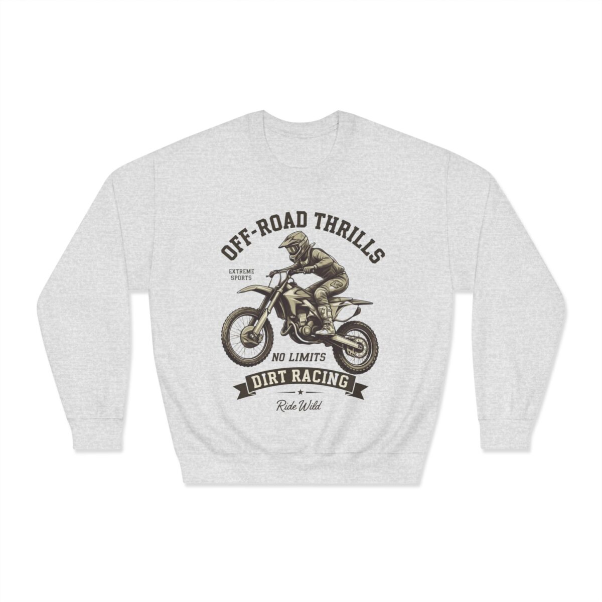 Off-road thriller Unisex DryBlend® Crewneck Sweatshirt - Image 5