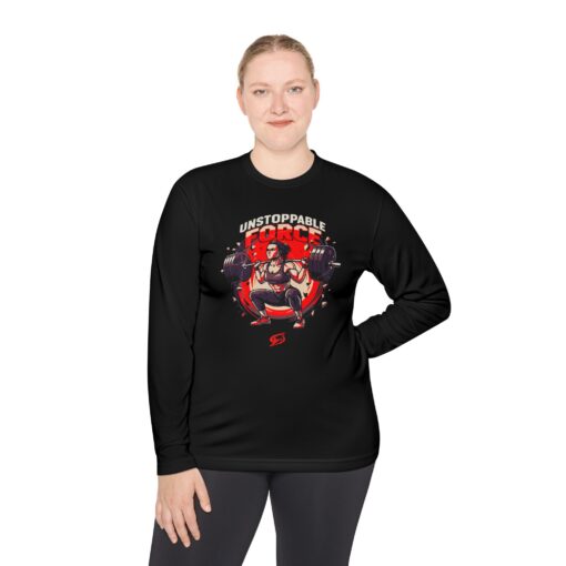 Unstoppable force Unisex Lightweight Long Sleeve Tee - Image 8