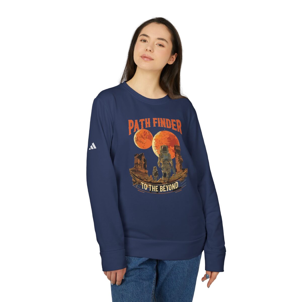 Path Finder adidas Unisex Fleece Crewneck Sweatshirt - Image 19