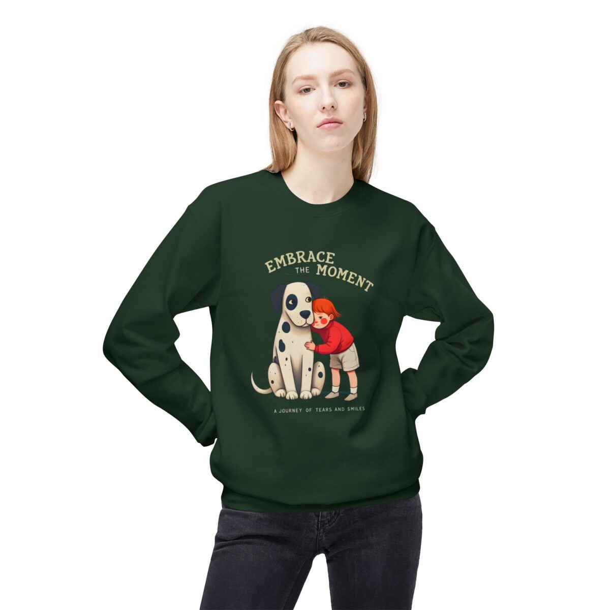 Embrace the moments Unisex Midweight Softstyle Fleece Crewneck Sweatshirt - Image 23