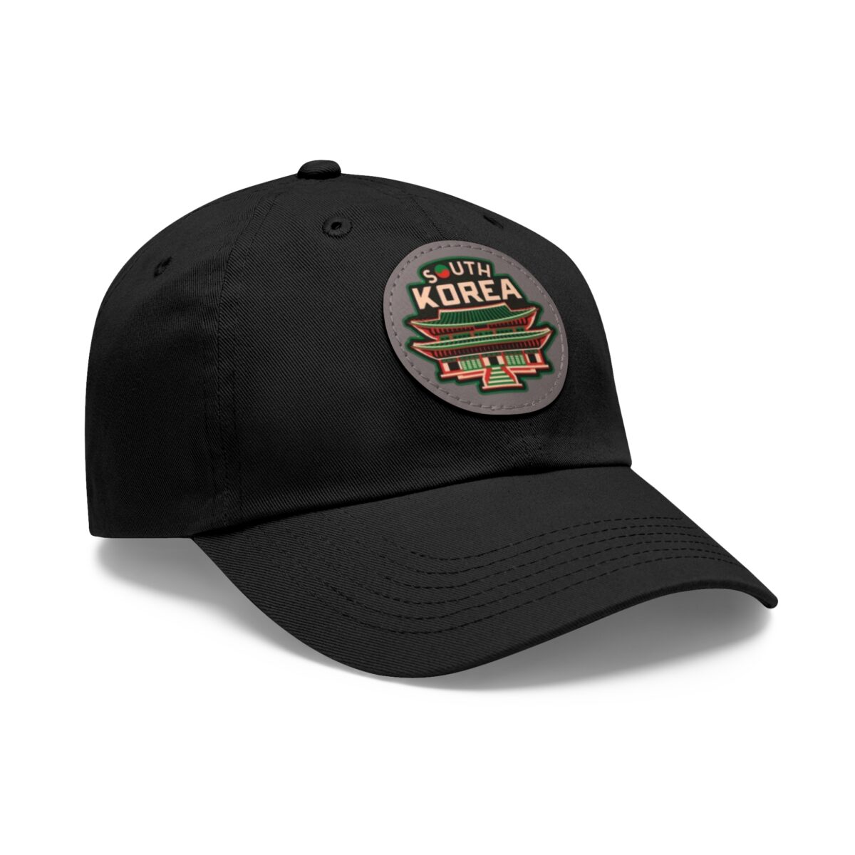 South Korea Hat with Leather Patch (Round) - Image 6