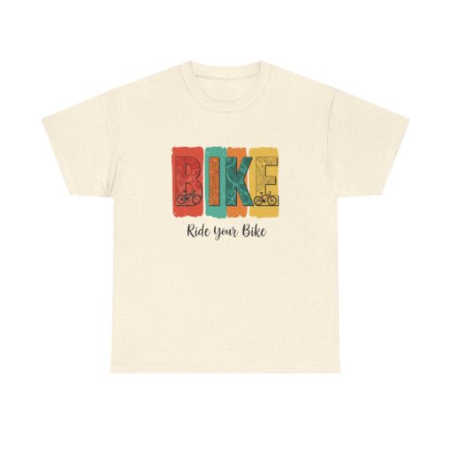 Bike Unisex Heavy Cotton Tee - Image 9