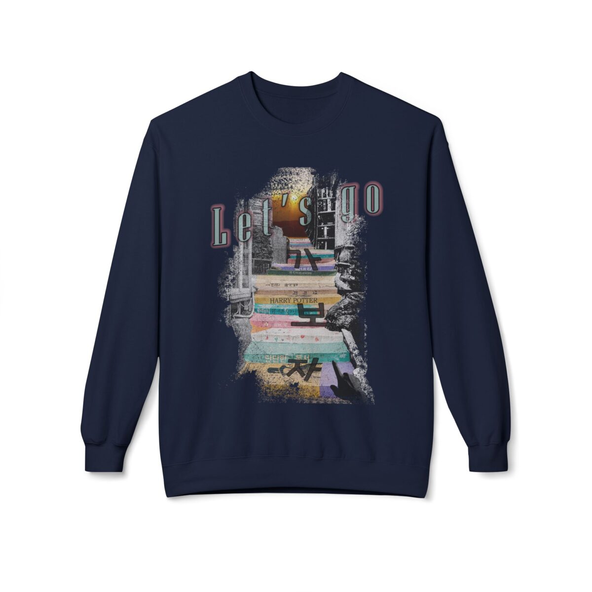 Let's go Unisex Midweight Softstyle Fleece Crewneck Sweatshirt