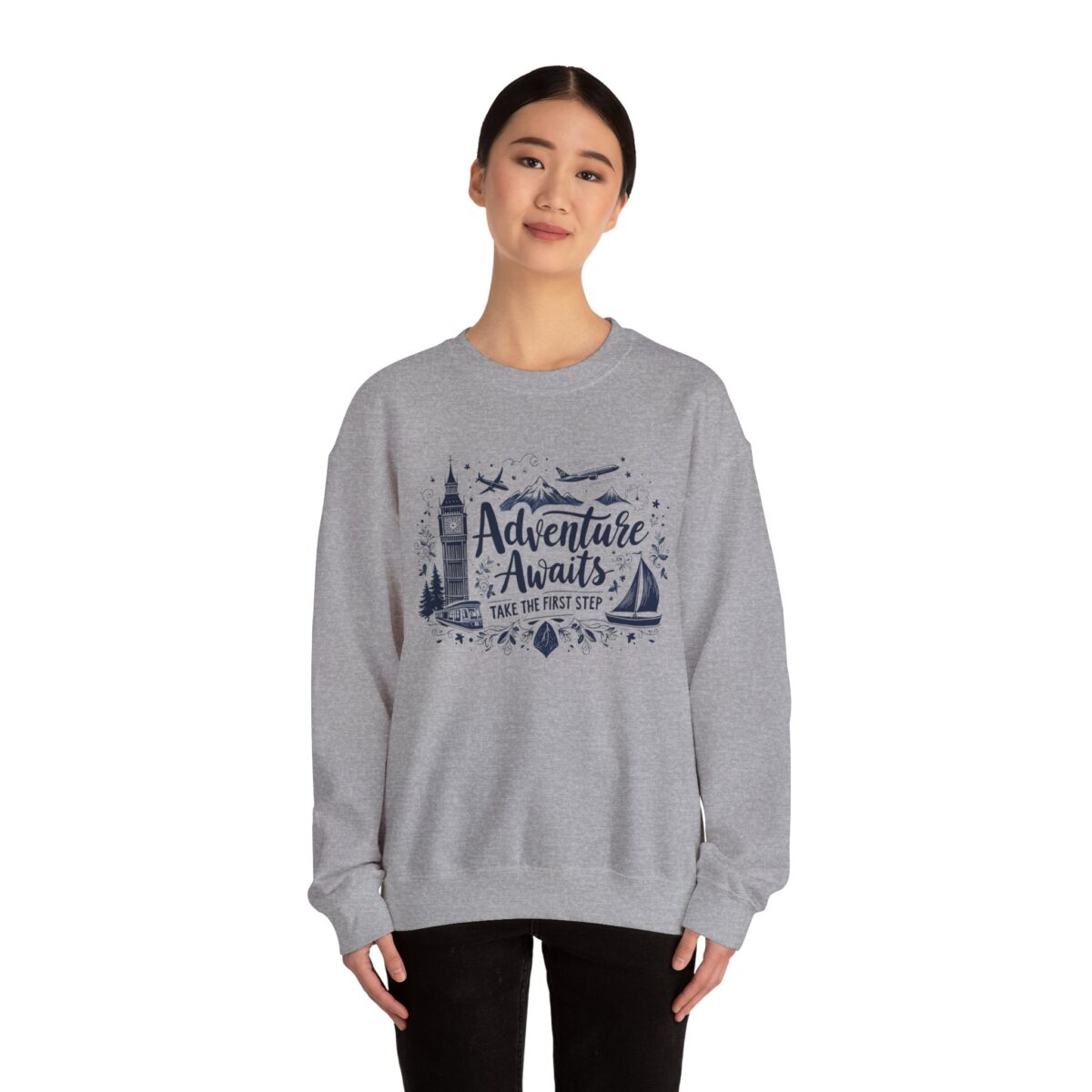 Take the first step Unisex Heavy Blend™ Crewneck Sweatshirt - Image 12