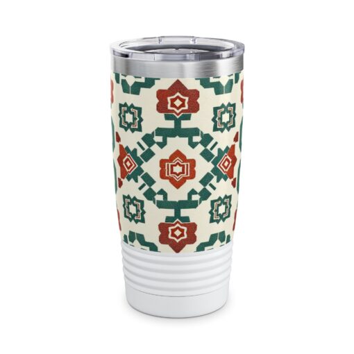 Traditional Korean Geometric Patterns Ringneck Tumbler, 20oz