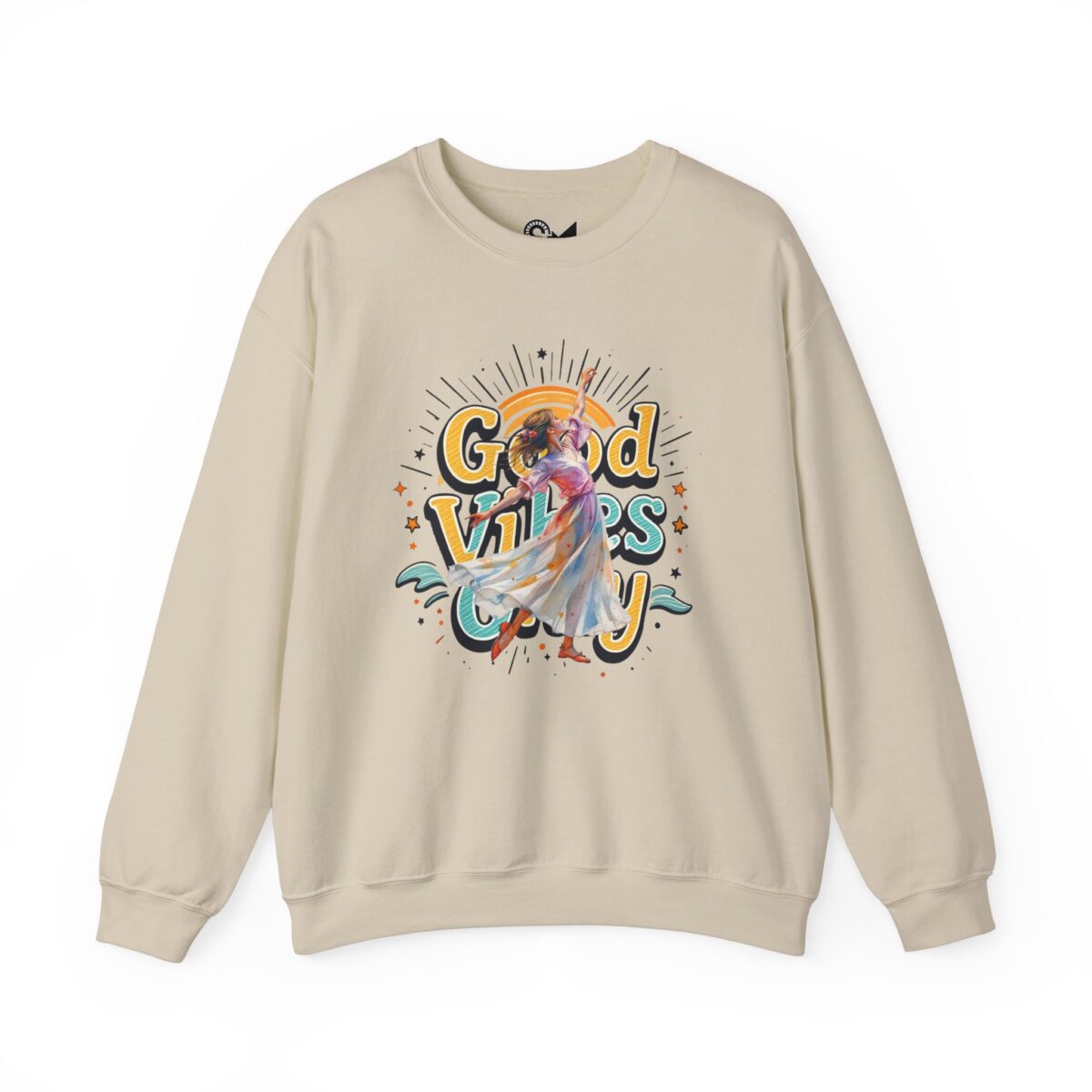 Good vibes only Unisex Heavy Blend™ Crewneck Sweatshirt - Image 9