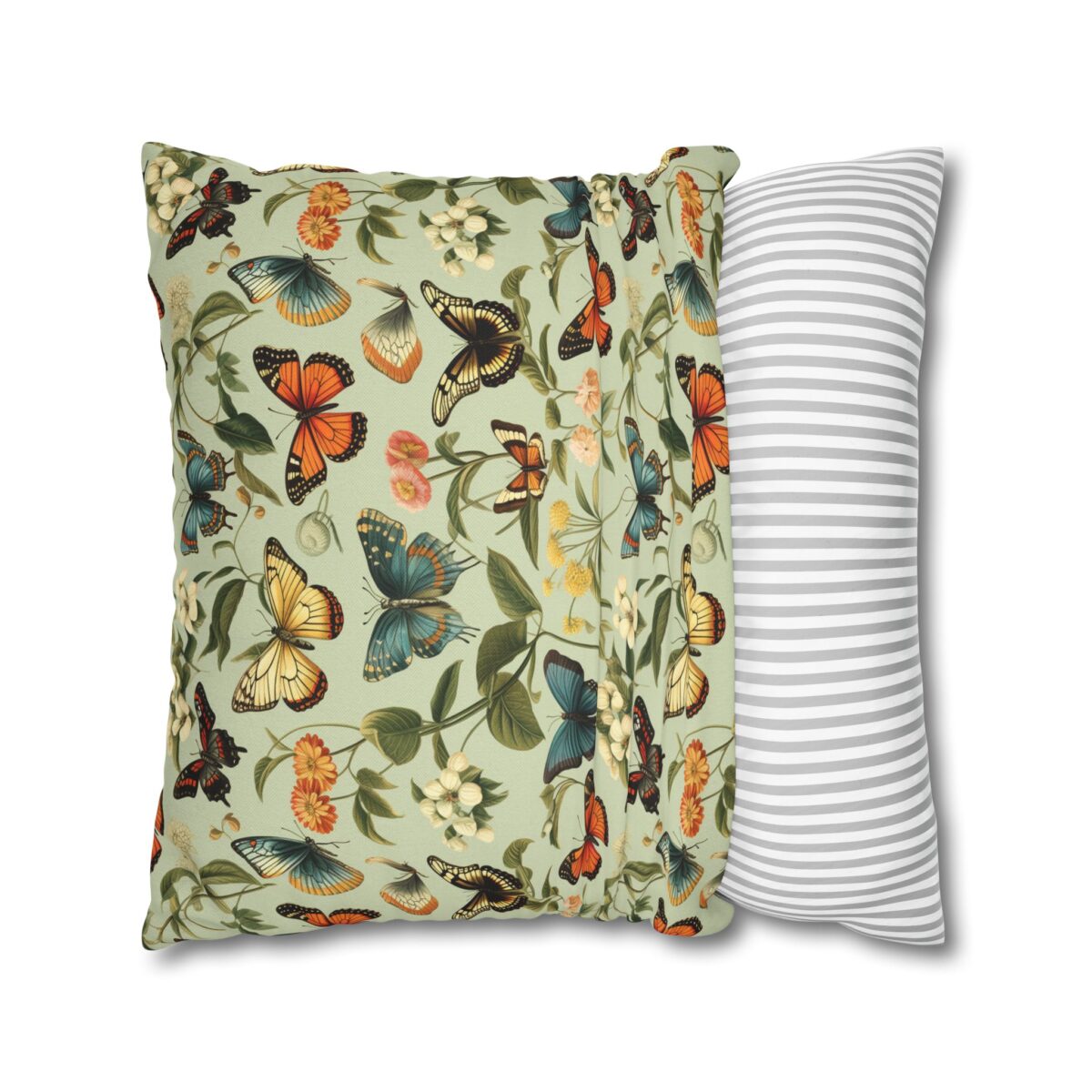 Butterfly Spun Polyester Square Pillowcase - Image 16