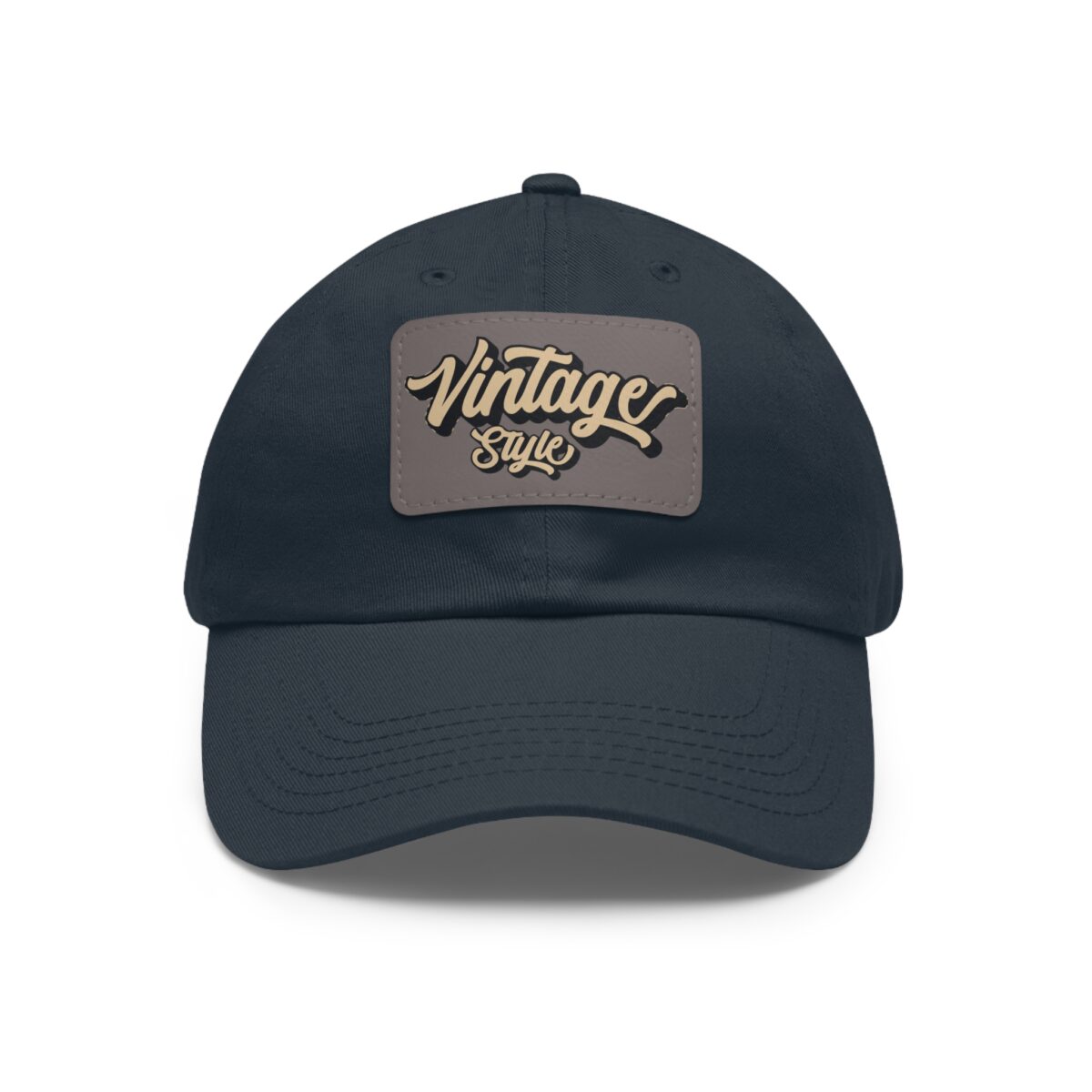 Vintage style Hat with Leather Patch (Rectangle) - Image 41