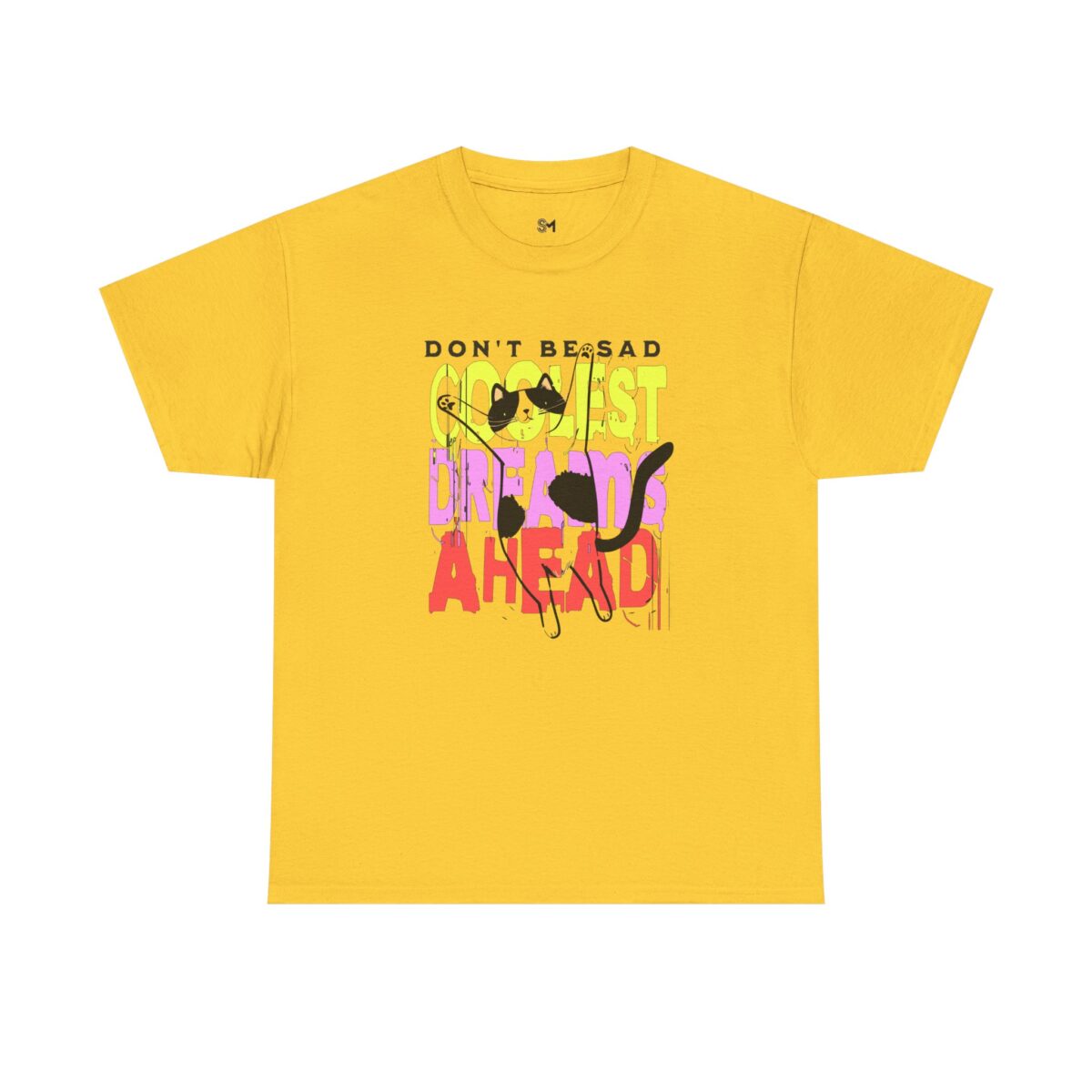 Don't be sad Unisex Heavy Cotton Tee - Image 17