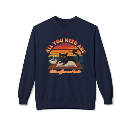 All you need are Unisex Midweight Softstyle Fleece Crewneck Sweatshirt - Image 41