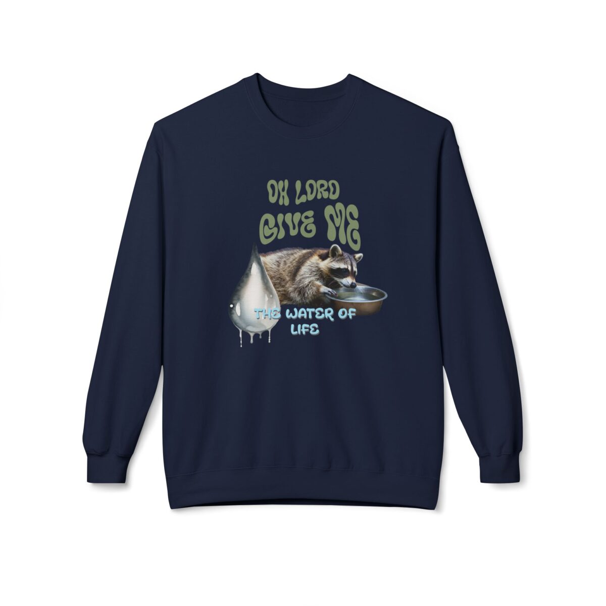The water of life Unisex Midweight Softstyle Fleece Crewneck Sweatshirt - Image 33