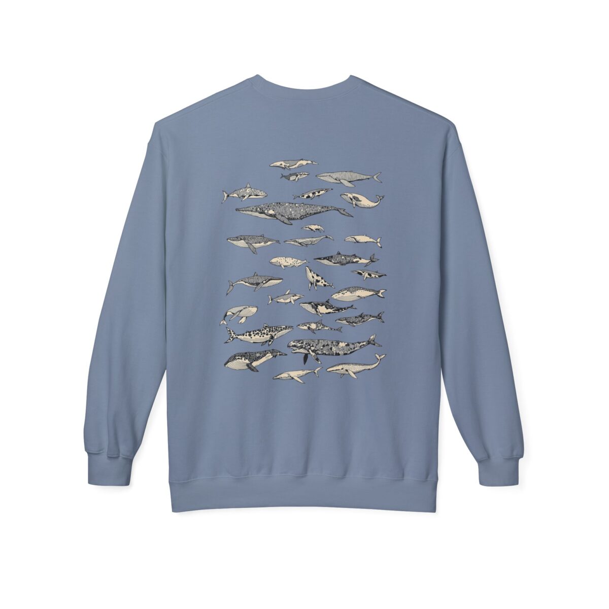 For Whales Unisex Midweight Softstyle Fleece Crewneck Sweatshirt - Image 10