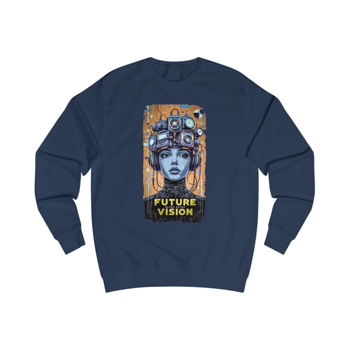 Future retro vision Unisex Sweatshirt - Image 9