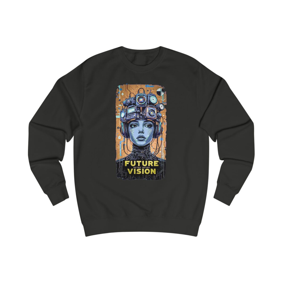 Future retro vision Unisex Sweatshirt - Image 3