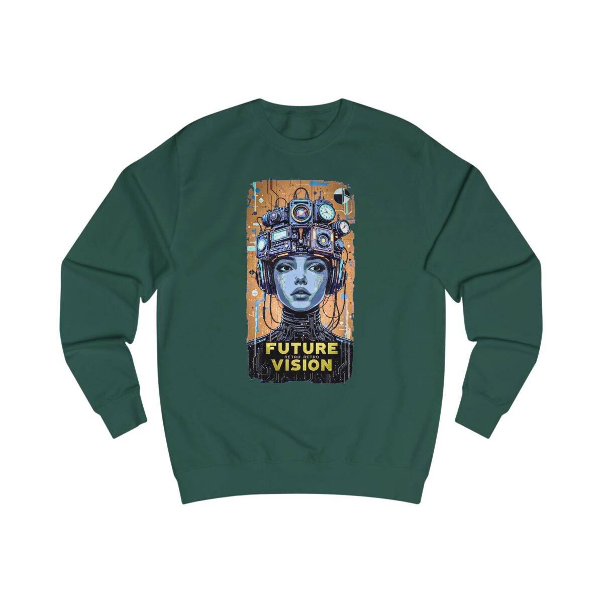 Future retro vision Unisex Sweatshirt - Image 5