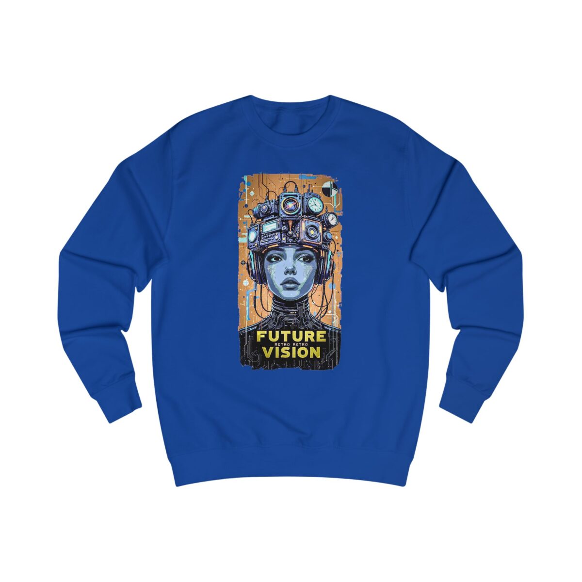 Future retro vision Unisex Sweatshirt - Image 7