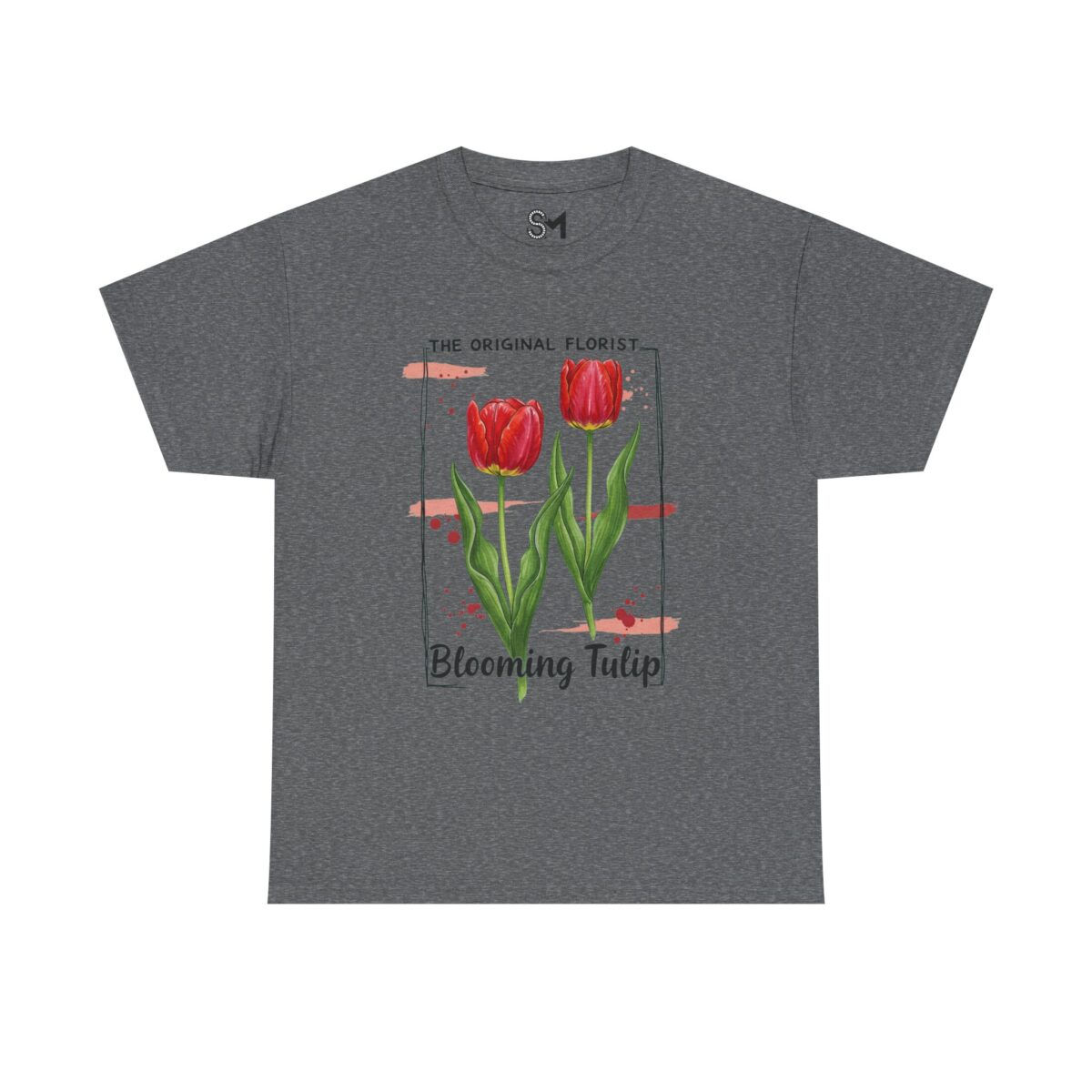 Blooming Tulip Unisex Heavy Cotton Tee - Image 29