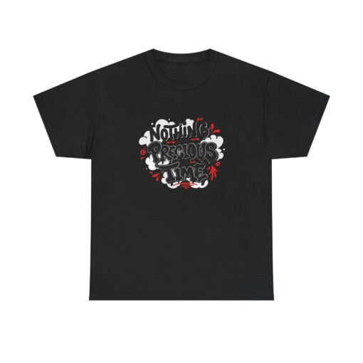 Nothing is as Precious as Time Unisex Heavy Cotton Tee - Image 5