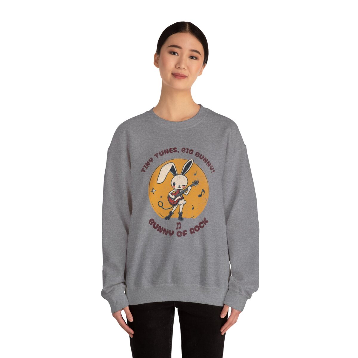 Tiny tunes big bunny! Unisex Heavy Blend™ Crewneck Sweatshirt - Image 24