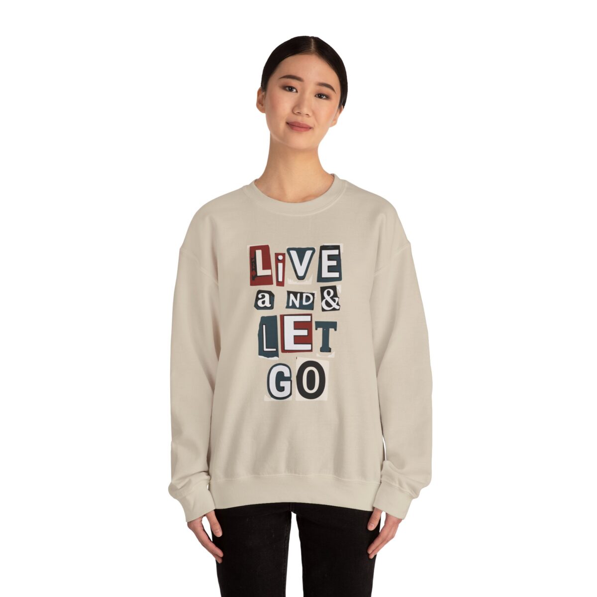 Live and let go Unisex Heavy Blend™ Crewneck Sweatshirt - Image 12