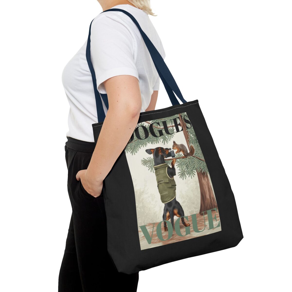 Dogue's Vogue Tote Bag (AOP) - Image 60
