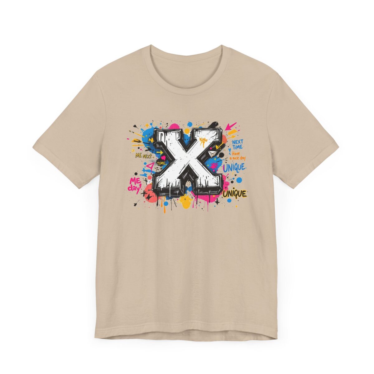 Street Art Inspired Unisex Tee - "Be Unique" Graphic Shirt - Image 11