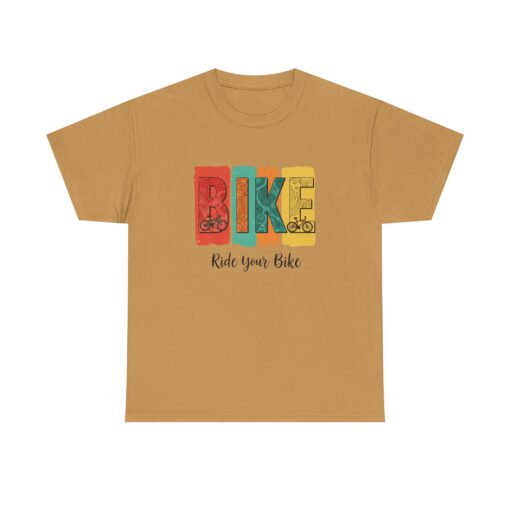 Bike Unisex Heavy Cotton Tee - Image 5