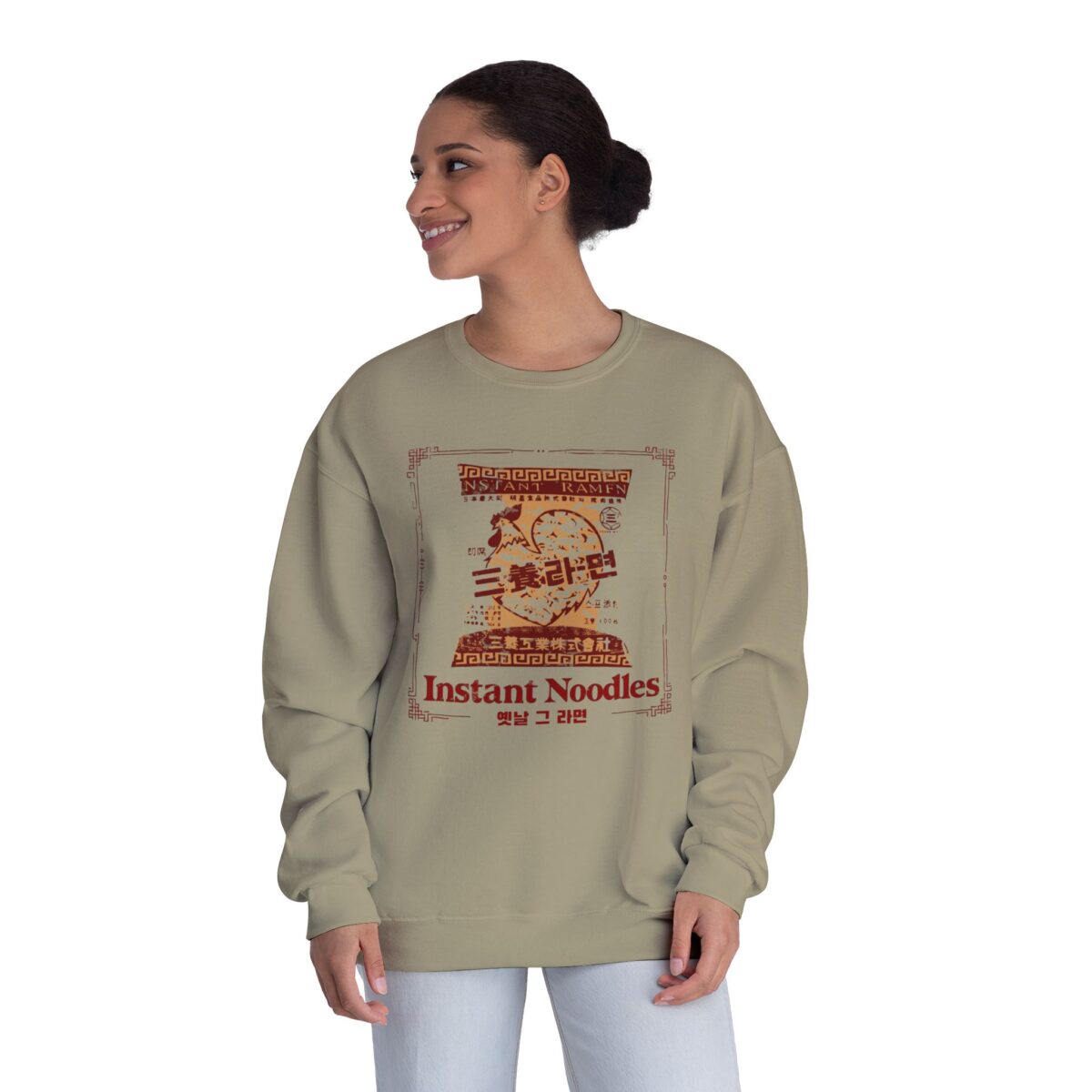 Korean first instant noodle Unisex NuBlend® Crewneck Sweatshirt - Image 8