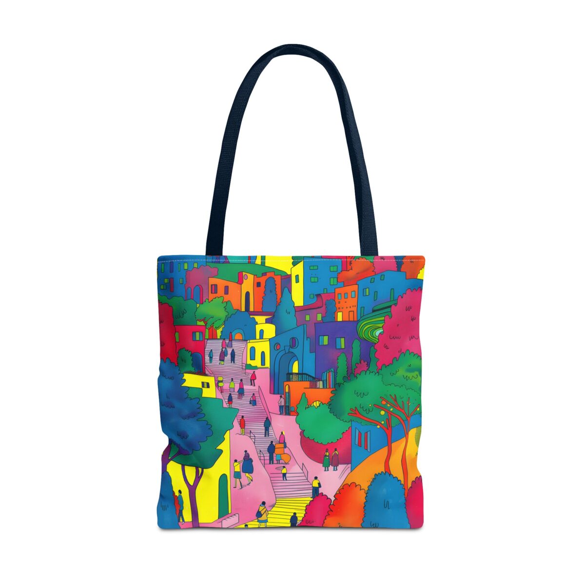 The hillside village in Korea Tote Bag (AOP) - Image 57