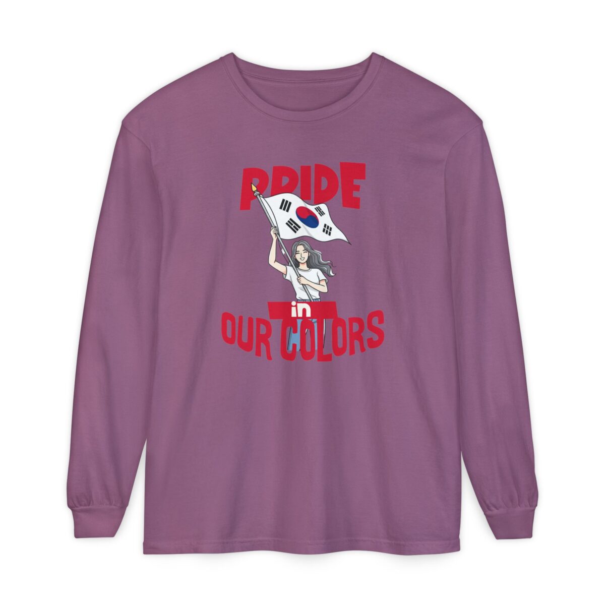 Pride in our colors Unisex Garment-dyed Long Sleeve T-Shirt - Image 21