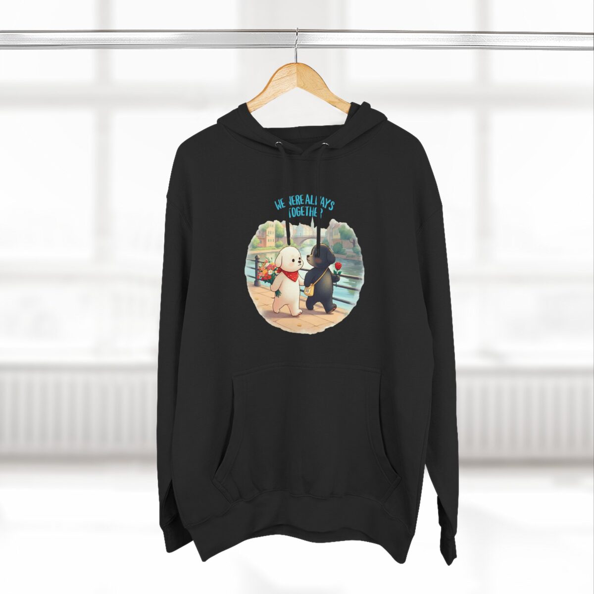 Always together Three-Panel Fleece Hoodie - Image 12