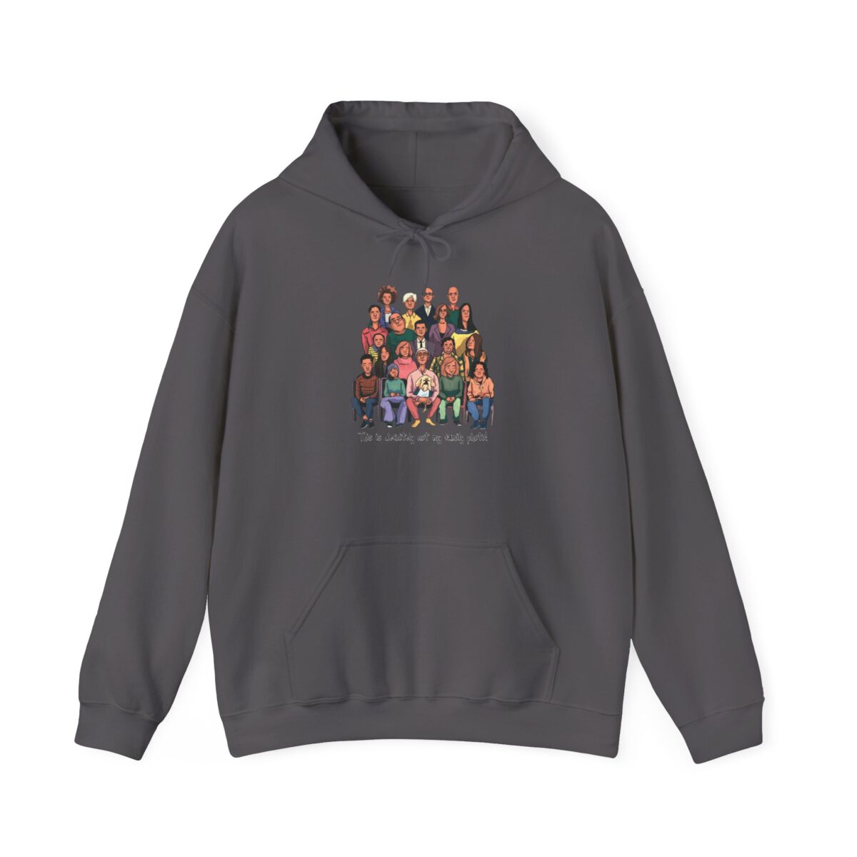 Definitely not my family photo Unisex Heavy Blend™ Hooded Sweatshirt - Image 29