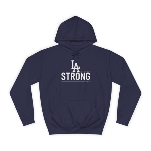 LA STRONG Unisex College Hoodie - Image 9