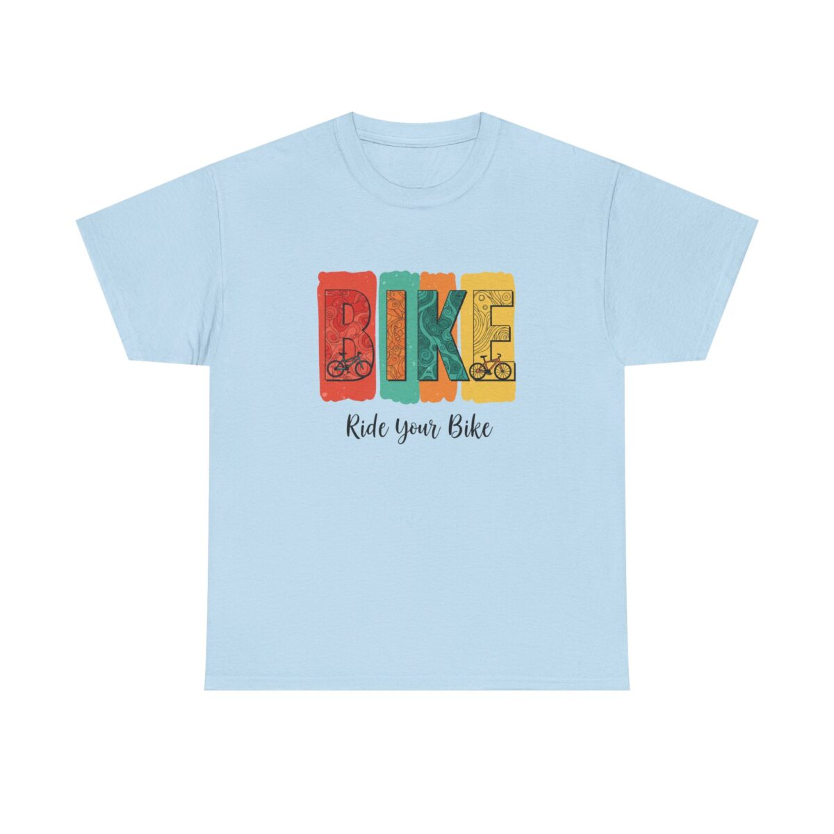Bike Unisex Heavy Cotton Tee - Image 25