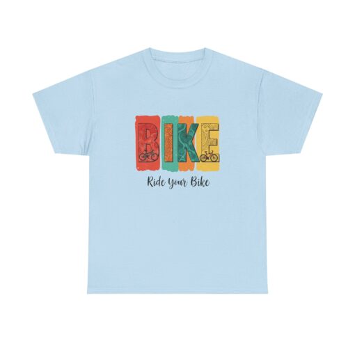 Bike Unisex Heavy Cotton Tee - Image 25