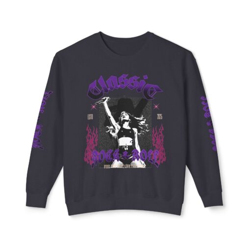Classic Rock Unisex Lightweight Crewneck Sweatshirt - 2025 Concert Vibes