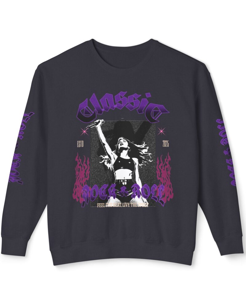 Classic Rock Unisex Lightweight Crewneck Sweatshirt - 2025 Concert Vibes