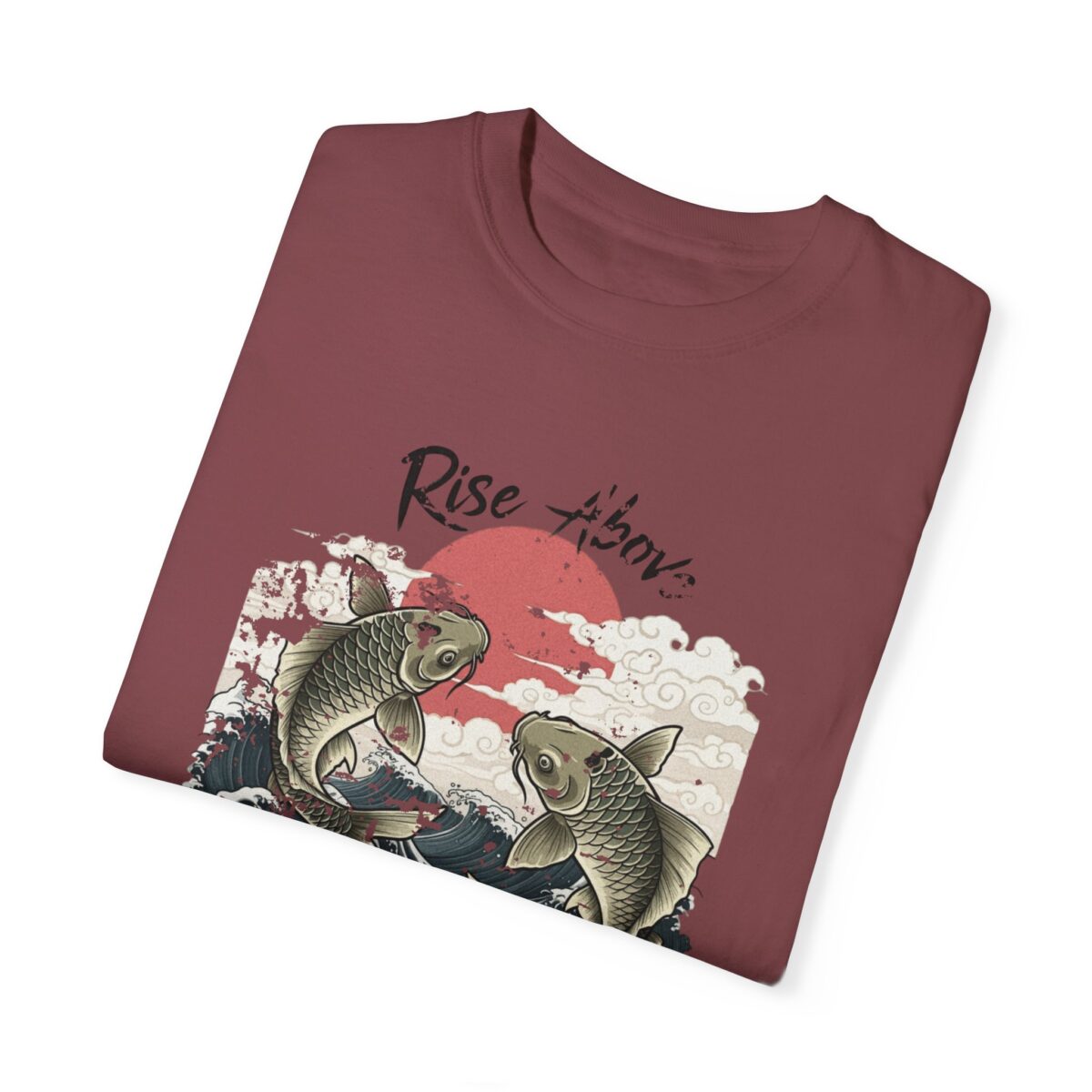 Rise above Unisex Garment-Dyed T-shirt - Image 47