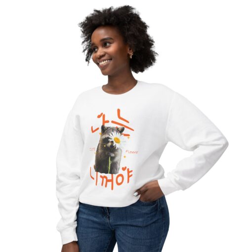I'm yours Unisex Lightweight Crewneck Sweatshirt - Image 3
