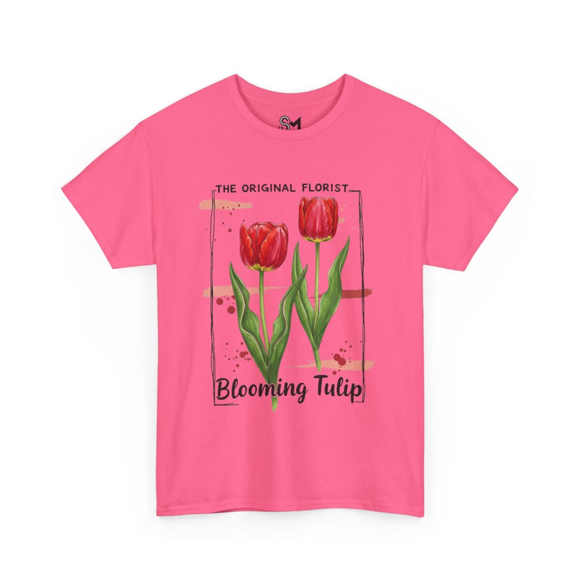 Blooming Tulip Unisex Heavy Cotton Tee - Image 39