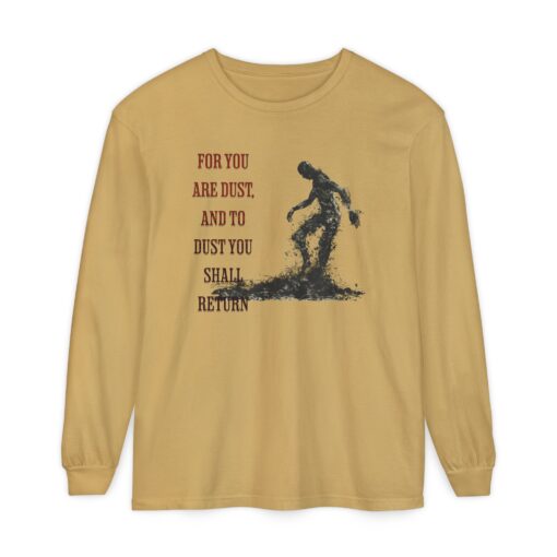 Return to soil Unisex Garment-dyed Long Sleeve T-Shirt - Image 9