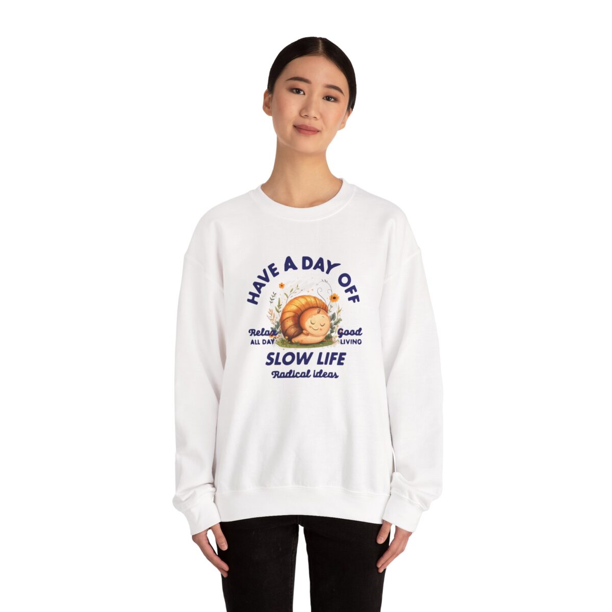 Slow Life Unisex Heavy Blend™ Crewneck Sweatshirt - Image 4