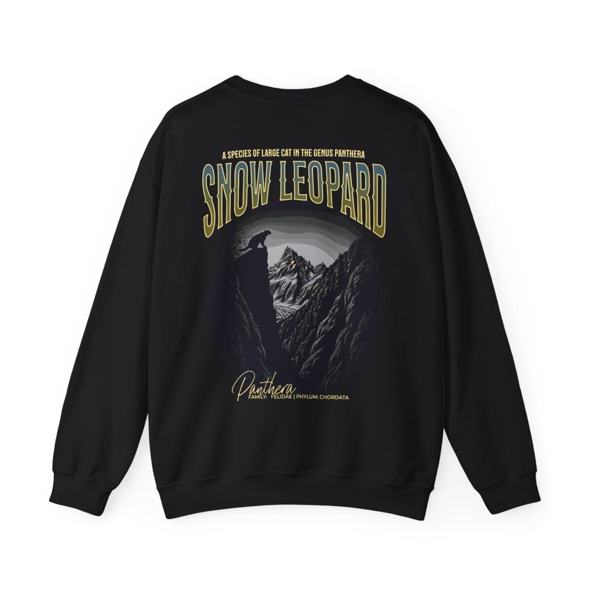 Snow leopard Unisex Heavy Blend™ Crewneck Sweatshirt - Image 2