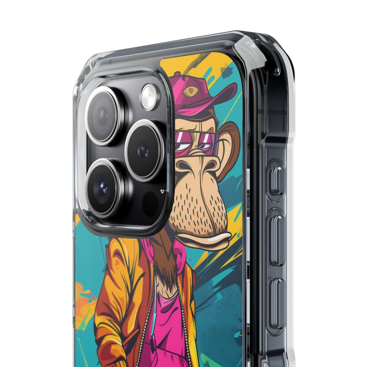 Stylish Ape Magnetic Clear Impact Cases - Image 8