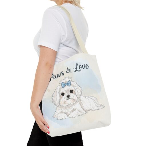 Paws & Love Dog Tote Bag - Cute Pet Lover's Carryall - Image 20